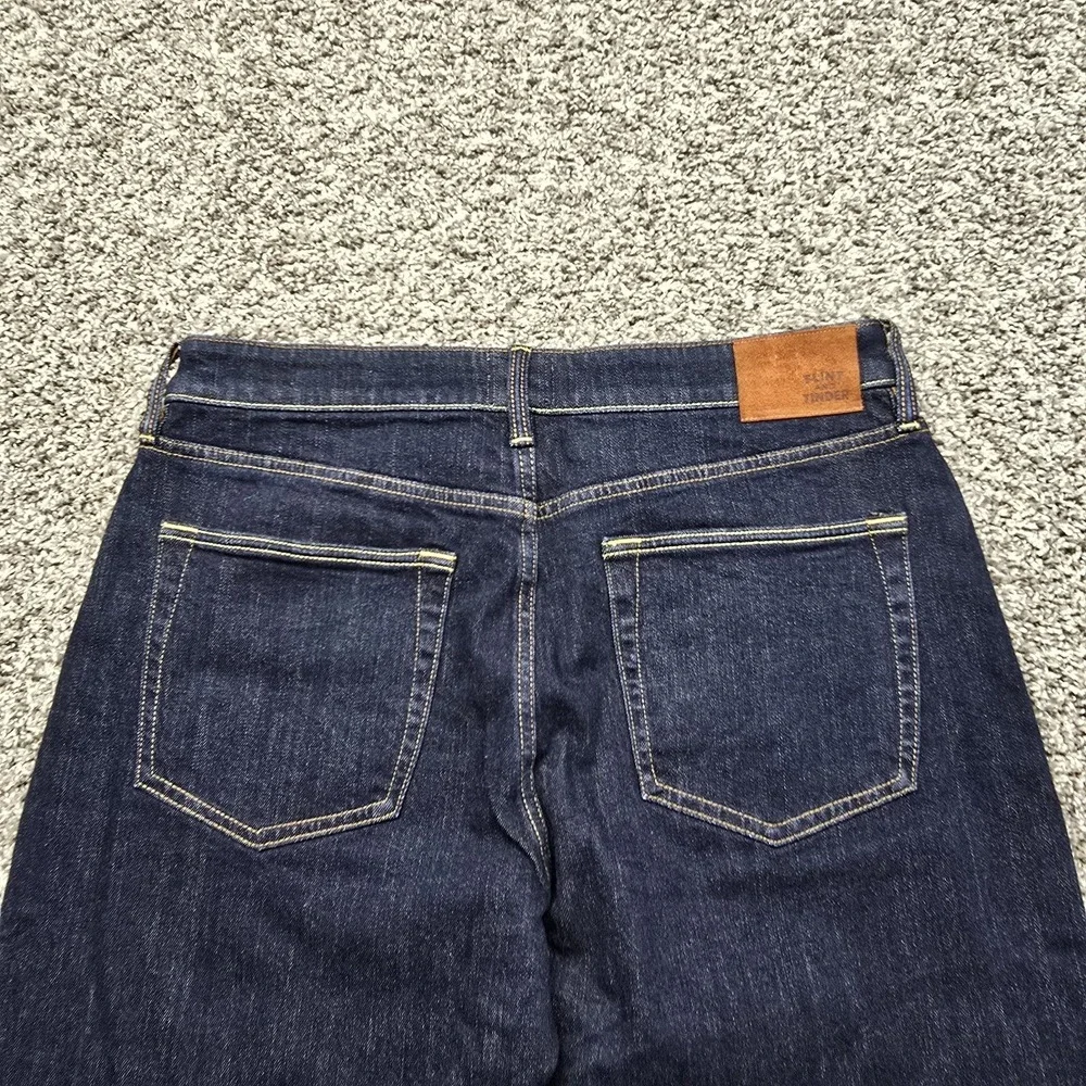 Flint And Tinder Salvage Denim Jeans Men Size 34x30 Athletic Tapered Fit - Picture 11 of 12